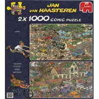 Jan van Haasteren Puzzel Storm en Safari 1000 stukjes